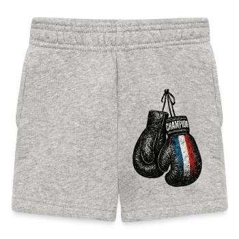 France Patriote - Boxing Gloves - Baby Shorts - heather grey - Front