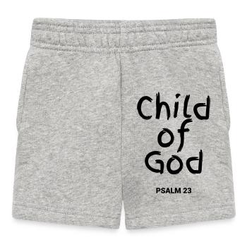 Enfant de Dieu - Short Bébé - gris chiné - Devant