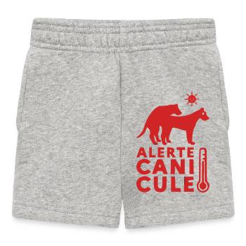 ALERTE CANICULE !  - Short Bébé - gris chiné - Devant