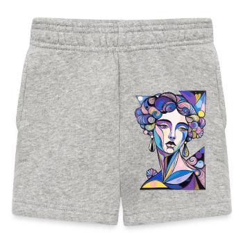 Surréalisme psychédélique - Short Bébé - gris chiné - Devant