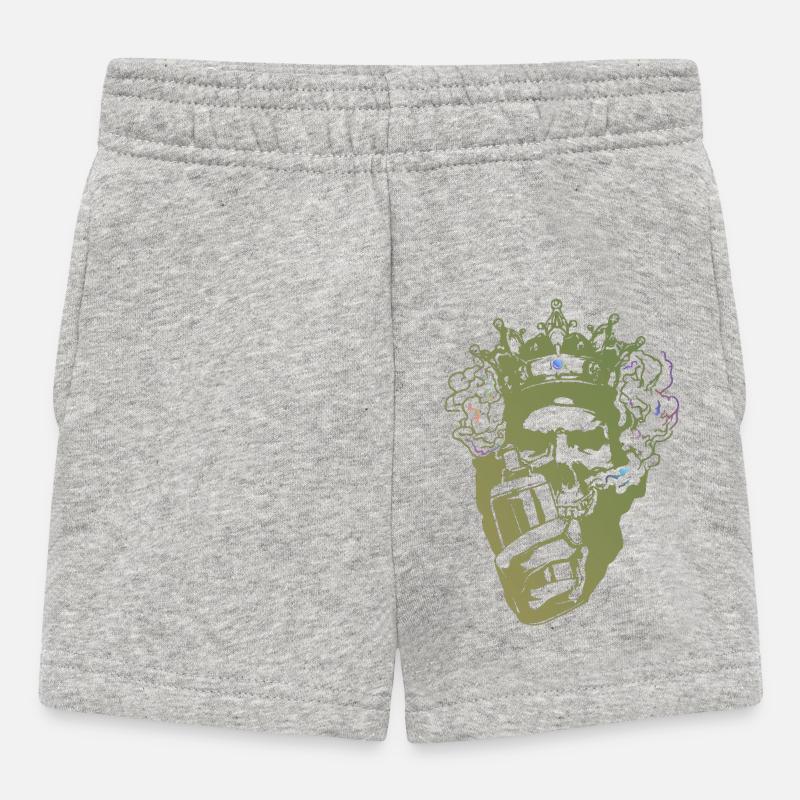 Roi des barres Crown Micro - Short Bébé - gris chiné