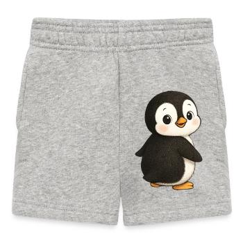 Pingouin Animal mignon Pôle Sud - Short Bébé - gris chiné - Devant