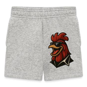 Wake up in style - Baby Shorts - heather grey - Front