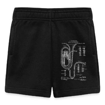Patent Tuba Concerto Vintage Retro Technik - Baby Shorts - Schwarz - Vorne