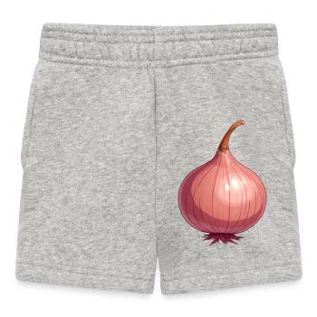 oignon - Short Bébé - gris chiné - Devant