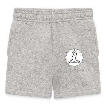 et muscle - Short Bébé - gris chiné - Devant