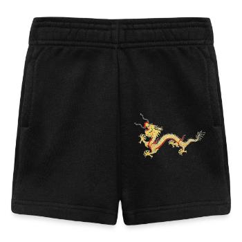 Symbole de protection de la fortune du dragon asiatique - Short Bébé - noir - Devant