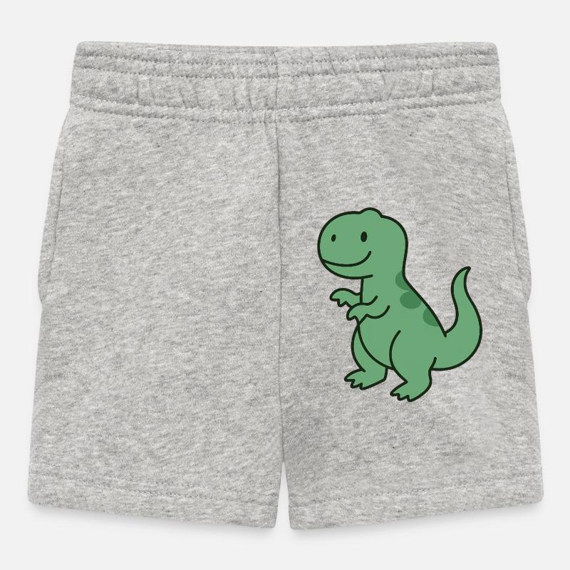 small REX - Baby Shorts - heather grey