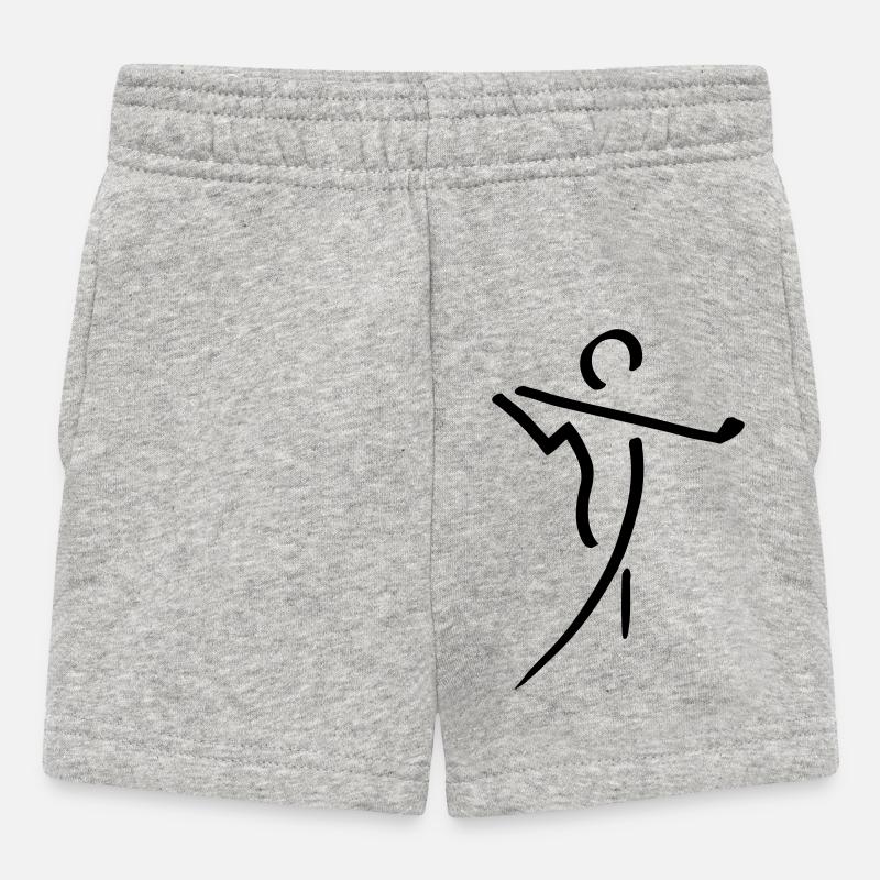 Golfeur golfeur golfeur - Short Bébé - gris chiné
