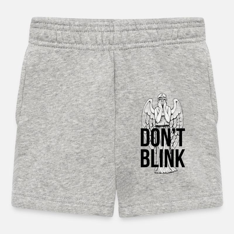Don't Blink - Baby Shorts - Grau meliert