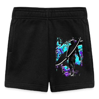 Surf - Surfboard - Surfing - Surfer - Baby Shorts - black - Front