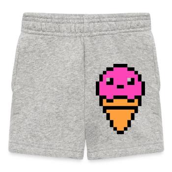 glace - Short Bébé - gris chiné - Devant