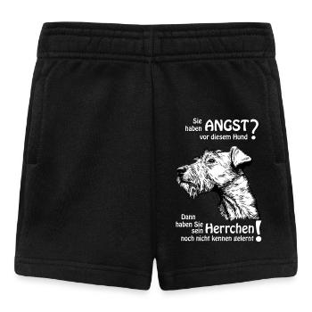 Angst vor IrishTerrier? Herrchen - Baby Shorts - Schwarz - Vorne