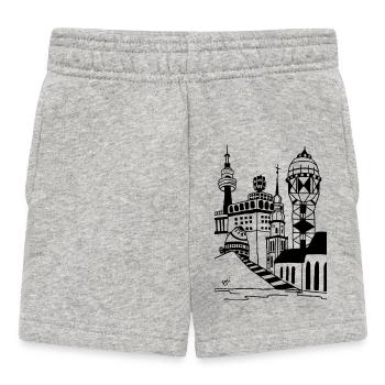 Dortmund H - Baby Shorts - Grau meliert - Vorne