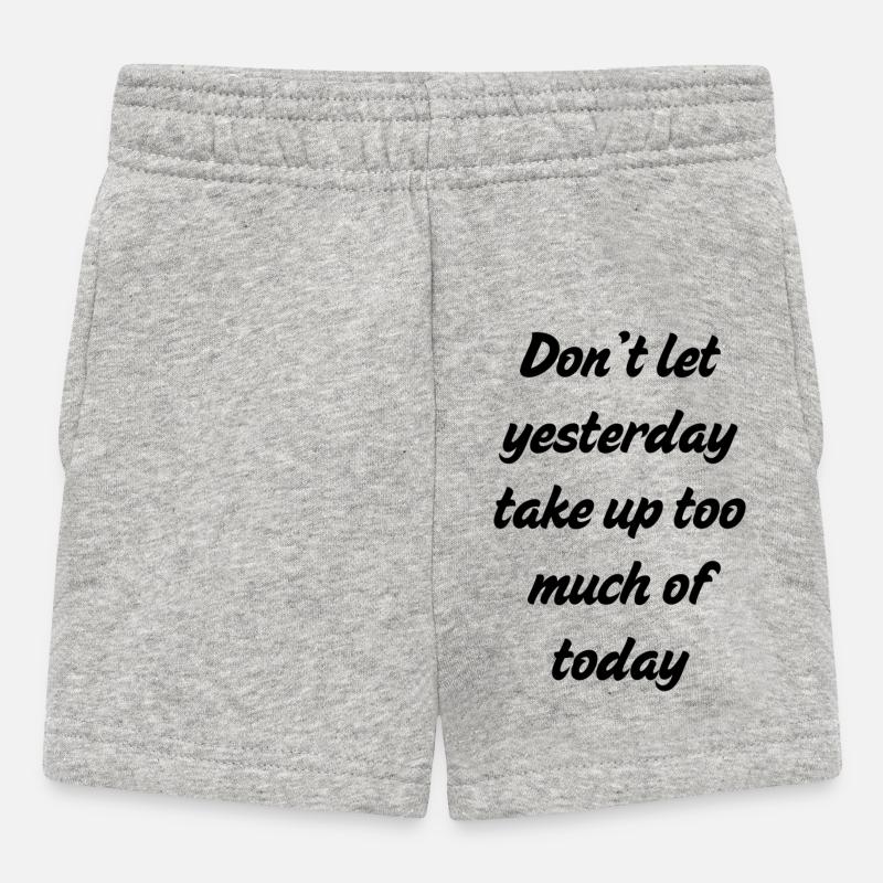 Inspiration Saisir l’Instant, Idéal Cadeau - Short Bébé - gris chiné