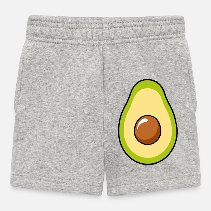 Avocat - Short Bébé - gris chiné