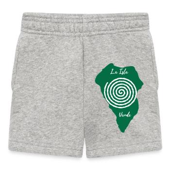 La Isla Verde La Palma Contour Dessin en spirale - Short Bébé - gris chiné - Devant