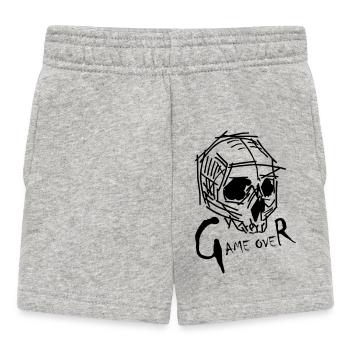 Game over - Baby Shorts - heather grey - Front