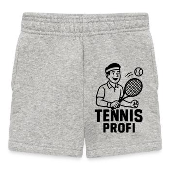 Tennis professionnel - Short Bébé - gris chiné - Devant