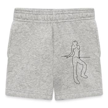  Lady - Baby Shorts - Grau meliert - Vorne