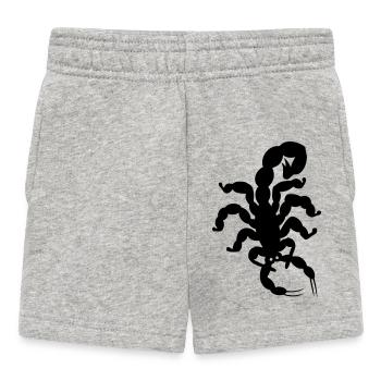 scorpion - Baby Shorts - heather grey - Front
