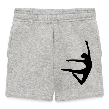 Tanz tanzen - Baby Shorts - Grau meliert - Vorne