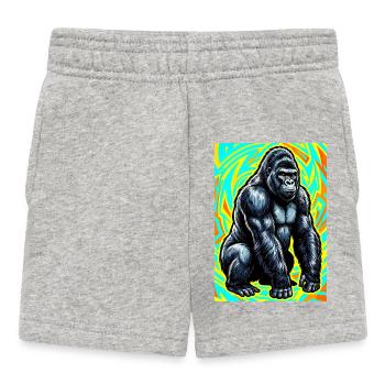 gorilla - Baby Shorts - heather grey - Front