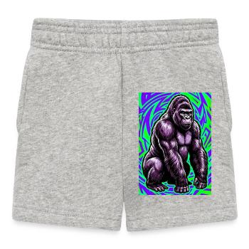 gorilla - Baby Shorts - heather grey - Front