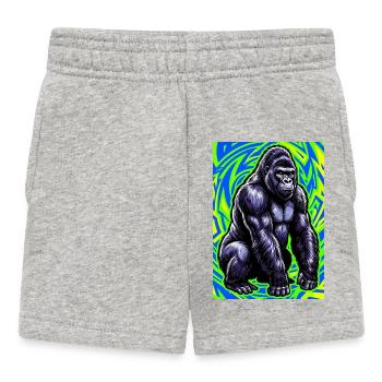 gorilla - Baby Shorts - heather grey - Front