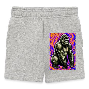 gorilla - Baby Shorts - heather grey - Front
