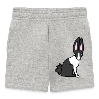 Häschen - Baby Shorts - Grau meliert - Vorne