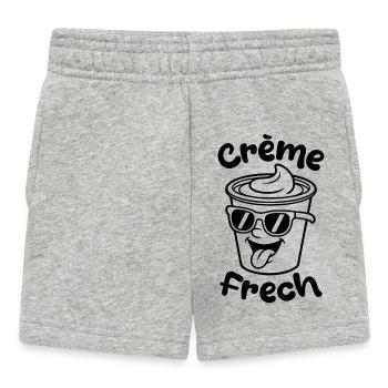 Crème Frech - Baby Shorts - Grau meliert - Vorne