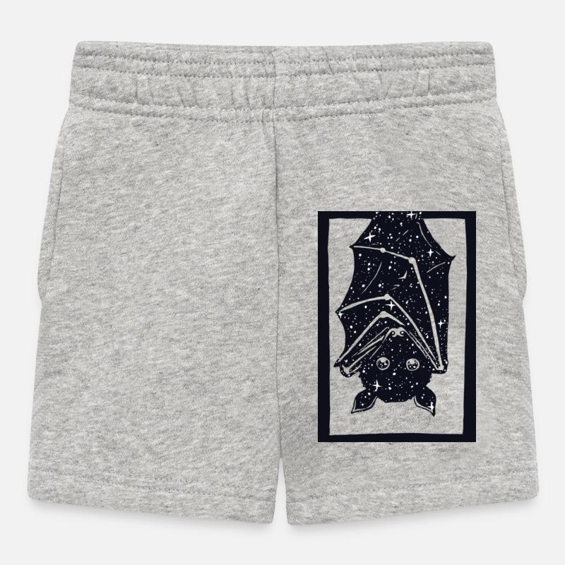 Spacebat - Short Bébé - gris chiné