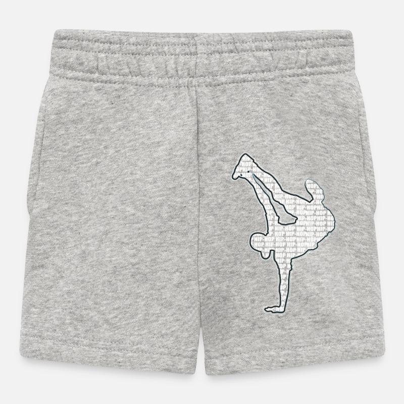 Breakdance - Baby Shorts - Grau meliert