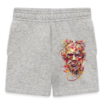 Horror Punk / Abstract - Baby Shorts - heather grey - Front