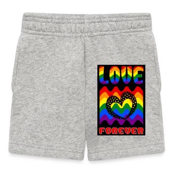 PrideDesignContest2024 - Baby Shorts - Grau meliert - Vorne
