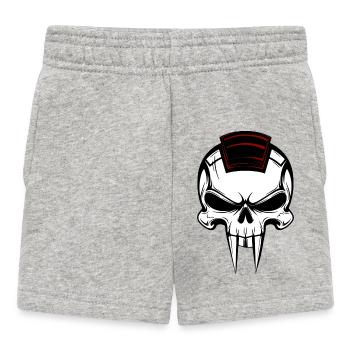 Crâne de vampire - Short Bébé - gris chiné - Devant