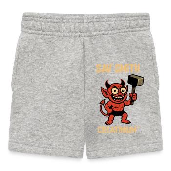 Sav Smith – The Chaos Imp - Baby Shorts - heather grey - Front