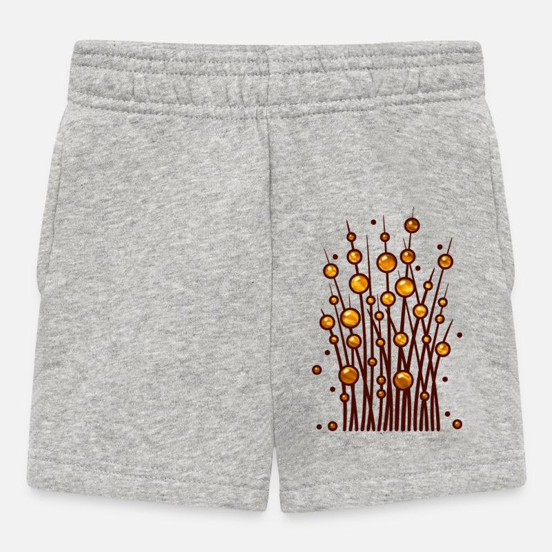 Conception de ballon doré - Short Bébé - gris chiné