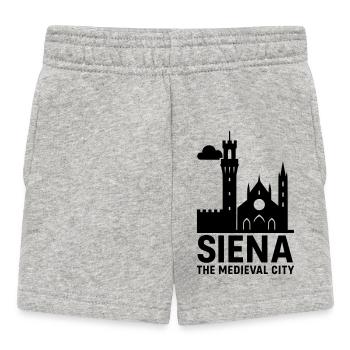 Siena Italia - Baby Shorts - heather grey - Front