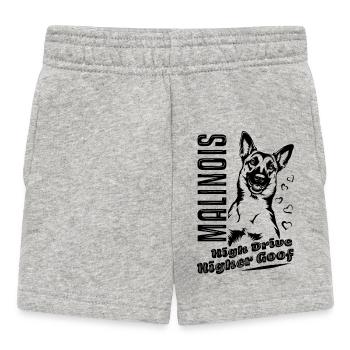 Belgian Malinois High Drive Plus haut Goof - Short Bébé - gris chiné - Devant