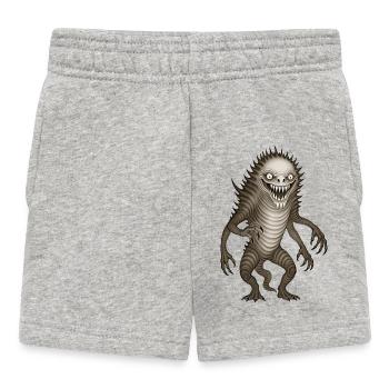 BUG #9 - dark hell - Short Bébé - gris chiné - Devant