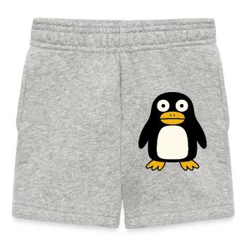 Le Gougouin Moche - Short Bébé - gris chiné - Devant