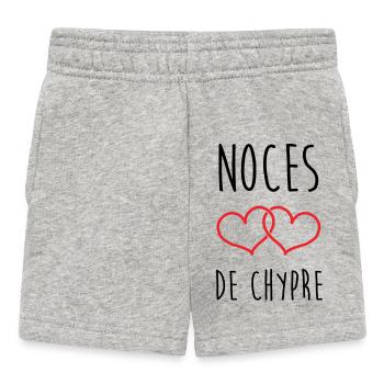 Hochzeit von Zypern 6 Jahre hochzeit - Baby Shorts - Grau meliert - Vorne