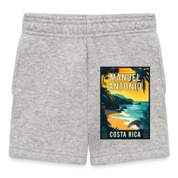 Experience Tropical Manuel Antonio in Costa Rica - Baby Shorts - heather grey - Front