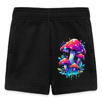 mushroom - Baby Shorts - black - Front