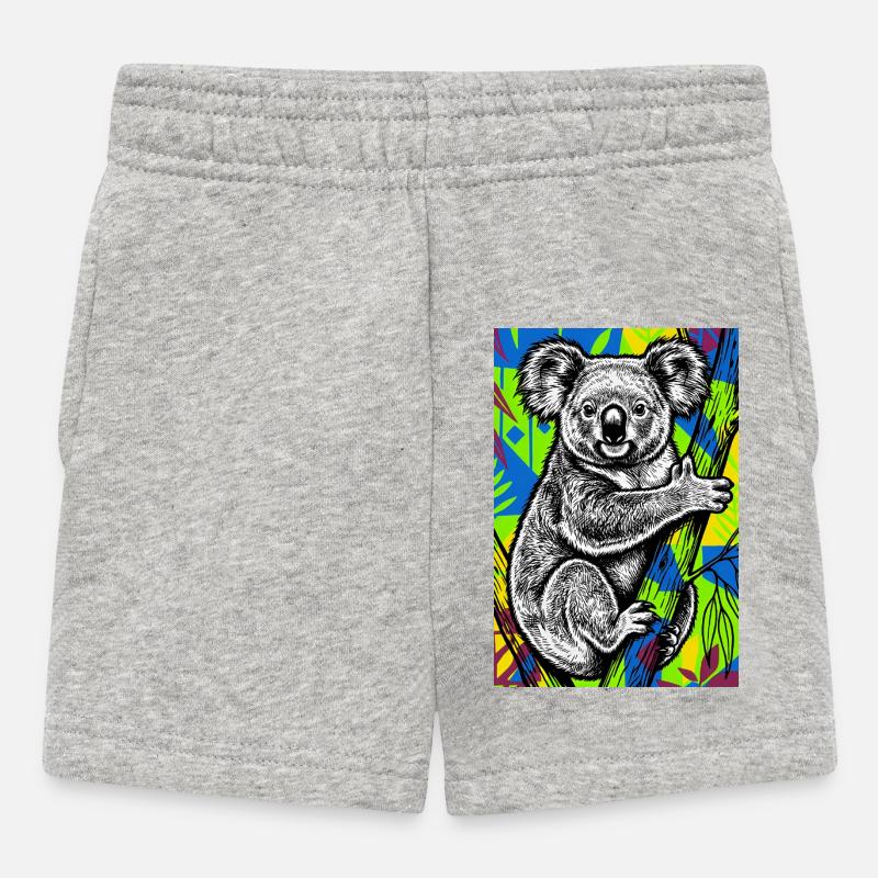 Koala - Baby Shorts - heather grey