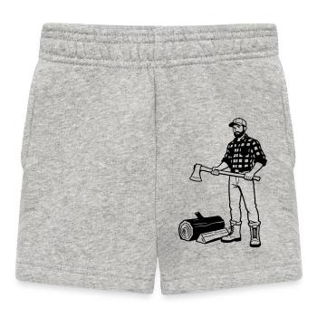 Bûcheron - Short Bébé - gris chiné - Devant