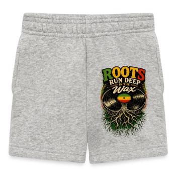 Roots run deep in the wax - Short Bébé - gris chiné - Devant