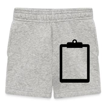 Presse-papiers - Short Bébé - gris chiné - Devant